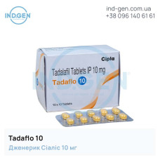 Сіаліс TADAFLO 10 купити ціна відгуки інструкції